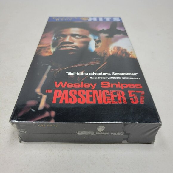 Passenger 57 (NEW SEALED VHS, 1998 WB Hits) Watermark Wesley Snipes - Picture 2 of 8